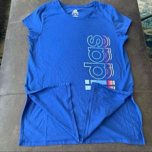 NWOT XL blue Adidas tee